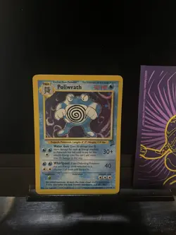 Pokemon Card Poliwrath Base Set 2 13/102 Holo Unlimited Holo Rare 275💎LP💎 - Image 1