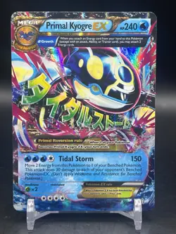 Primal Kyogre EX (Alpha) 55/160 XY Primal Clash Ultra Rare Pokemon English NM- - Image 1