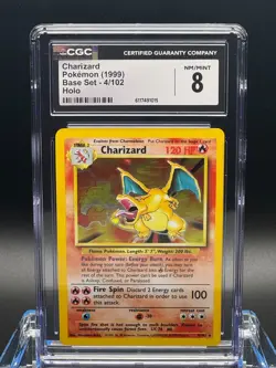 CGC 8 NM/MINT ✨ - Charizard 004/102 Base Set Holo - 1999 Pokemon - Image 1