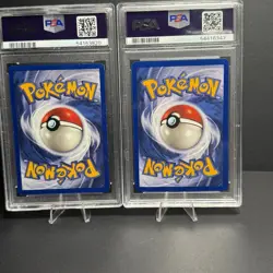 1999 Pokemon Fossil PSA Lot 1st Ed Graveler PSA 8 + Magmar PSA 9 Vintage - Image 3