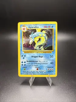 💥 GYARADOS | Pokemon TCG 1999 | (Base Set) Holo Foil Rare Vintage # 6/102 - Image 1