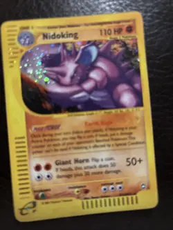 2003 Pokemon Aquapolis E-Reader Nidoking Holo H18/H32 Holo E Series - Image 1
