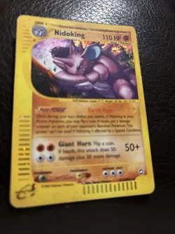 2003 Pokemon Aquapolis E-Reader Nidoking Holo H18/H32 Holo E Series - Image 2
