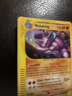 2003 Pokemon Aquapolis E-Reader Nidoking Holo H18/H32 Holo E Series - Image 3
