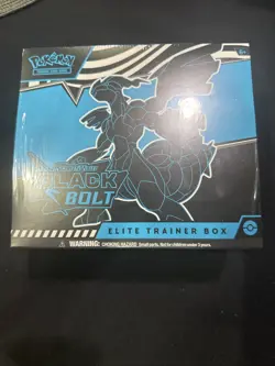 Pokemon TCG Scarlet & Violet: Black Bolt - Elite Trainer Box ETB - SEALED NEW - Image 1