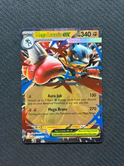 Mega Lucario ex 077/132 Mega Evolution Pokemon English Near Mint - Image 1