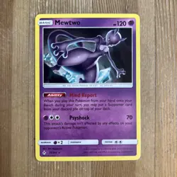 Mewtwo 75/214 S&M Unbroken Bonds RARE VLP Pokemon - Image 1