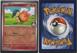 Ethan's Cyndaquil 032/182 Common Destined Rivals Pokemon Reverse Holo NM - Image 3