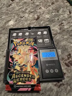 22.55g HEAVY -Pokemon Ascended Heroes Booster Pack -Possible GODU - Image 1
