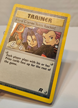 Here Comes Team Rocket! 15/82 Holo Rare Unlimited Team Rocket Pokemon 1275 - Image 3