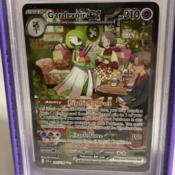 Pokemon TCG Gardevoir EX (2023) Special Illustration Rare Sir PSA 9 Graded Slab - Image 5