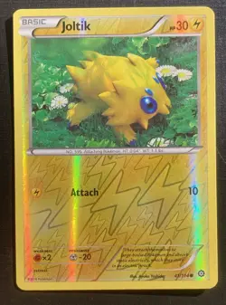Joltik 41/114 Pokemon Steam Siege Reverse Holo Common TCG LP - Image 1