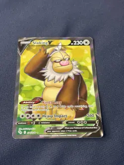 Slaking V (Full Art) 077/078 Pokemon GO Holo near mint - Image 1