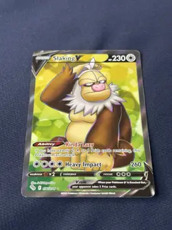 Slaking V (Full Art) 077/078 Pokemon GO Holo near mint - Image 4