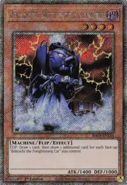 Yugioh Dekoichi the Battlechanted Locomotive RA03-EN144 - Platinum Secret Rare - Image 1