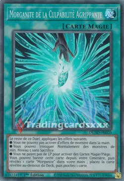 Yu-Gi-Oh! Morganite de la Culpabilite Agrippante : SR DUAD-FR070 - Image 1