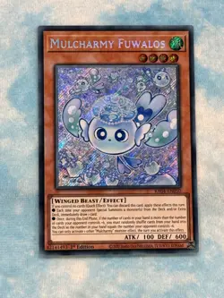 YUGIOH MULCHARMY FUWALOS SECRET RARE RA04-EN050 - Image 1