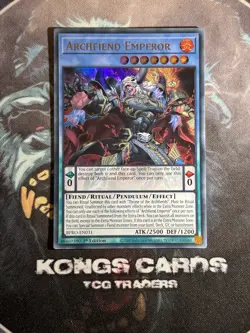 X3 BPRO-EN031 Archfiend Emperor Ultra Rare 1st Edition YuGiOh NEW! PLAYSET - Image 2