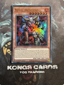 3X BPRO-EN014 Royal Archfiend Ultra Rare 1st Edition YuGiOh NEW! PLAYSET - Image 2