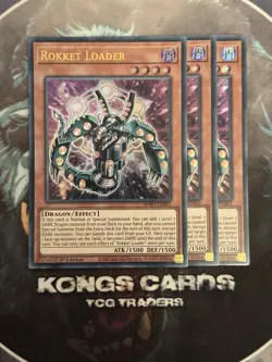 3X BPRO-EN001 Rokket Loader Ultra Rare 1st Edition YuGiOh NEW! PLAYSET - Image 1