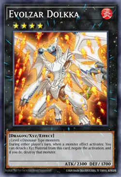 Yugioh RA04-EN167 - Evolzar Dolkka - Platinum Secret Rare - Image 1