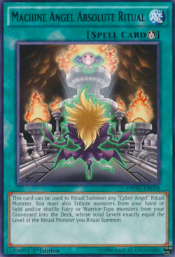 3X NM Machine Angel Absolute Ritual - DPDG-EN018 - Rare 1st Ed yugioh PLAYSET - Image 1