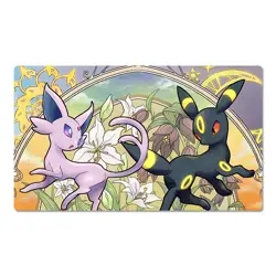 Espeon Umbreon Board Game Pokemon Table Playmat TCG CCG Card Game Mat Mousepad - Image 1