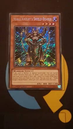 BROL-EN017 Noble Knight's Shield Bearer Secret Rare 1st Edition YuGiOh - Image 1