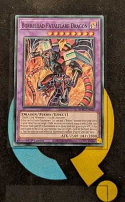 BPRO-EN032 Borreload Fatalflare Dragon Super Rare 1st Edition YuGiOh - Image 1
