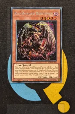 MP24-EN092 Big-Winged Berfomet Prismatic Secret Rare 1st Ed YuGiOh - Image 1