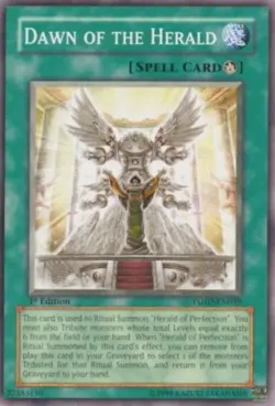 1x (EX) Dawn of the Herald - TSHD-EN059 - Common - Unlimited Edition YuGiOh - Image 1