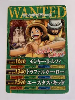 One Piece OnePy Berry Match W Promo PB-013-W Wanted - Image 1