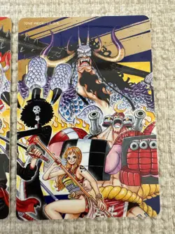 One Piece Luffy Shanks 3set Shueisha Natsucomi 2022 Double Sticker Eiichiro Oda - Image 5