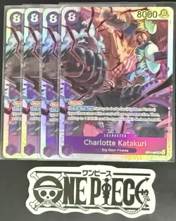 One Piece OP11-067 SR Charlotte Katakuri - English - Foil - Playset - TCG - NM/M - Image 1