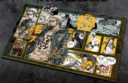 60*35cm Trafalgar Law One Piece Playmat With Zones OPCG TCG Card Game Play Mat - Image 2