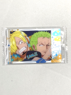 Zoro and Sanji - OP4-27 N - One Piece Itajaga Wafer Card Sealed Japanese - Image 1