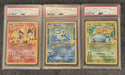 2021 Pokemon Celebrations Card Lot Charizard-Blastoise-Venusaur All PSA 10 - Image 1