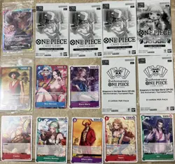 Bundle Lot Of One Piece Trading Card Promo Packs & Cards Sealed See Pictures - Image 5