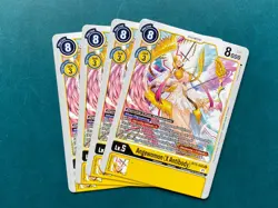 Angewomon (X Antibody) BT9-040 Playset X Record Digimon Card Game x4 - Image 1