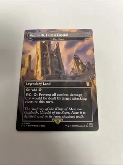 Osgiliath, Fallen Capital Kor Haven Borderless Nonfoil Card #0368 MTG LP - Image 1