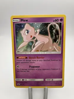 Pokemon TCG BlackStar Promo cards- Mewtwo and Mew - Sun & Moon SM214 & SM215 - Image 3