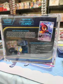 Pokemon Phantasmal Flames Elite Trainer Box ETB Pokemon Center + Acrylic Case - Image 2