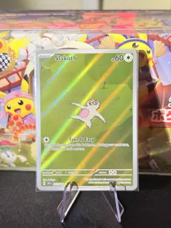 Pokemon 212/191 Slakoth Illustration Rare Surging Sparks Card ENG Near Mint - Image 1