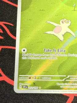 Pokemon 212/191 Slakoth Illustration Rare Surging Sparks Card ENG Near Mint - Image 5