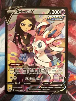 Pokemon TCG Sylveon V # TG14/TG30 Full Art Ultra Rare SWSH Brilliant Stars NM - Image 2