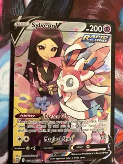 Pokemon TCG Sylveon V # TG14/TG30 Full Art Ultra Rare SWSH Brilliant Stars NM - Image 3