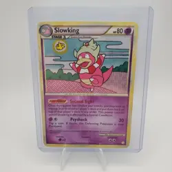 Pokemon TCG Slowking 12/123 HeartGold & SoulSilver Holo Rare HP - Image 3