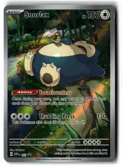 Snorlax ⭐ 051 Holo Promo Scarlet & Violet 2023 Pokemon MP - Image 1