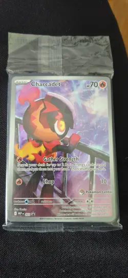 Charcadet 022 Sealed Black Star Promo - Pokemon Center Stamped - Image 1