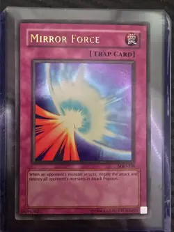 Yugioh: Mirror Force (Ultra Rare) Unlimited edition MRD-138 VLP/NM - Image 1